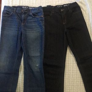 2 pairs Boys jeans Children’s place size 12 yrs